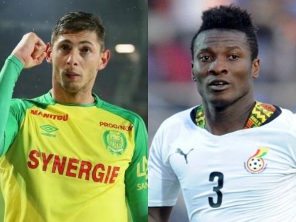 Asamoah Gyan pays special tribute to missing Emiliano Sala