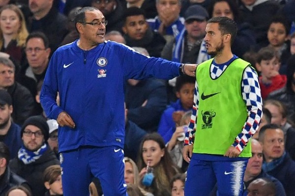 Hazard can leave Chelsea if he wants, says Sarri