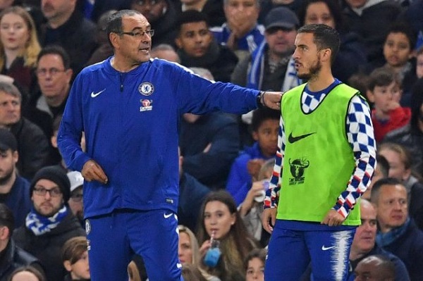 Hazard can leave Chelsea if he wants, says Sarri