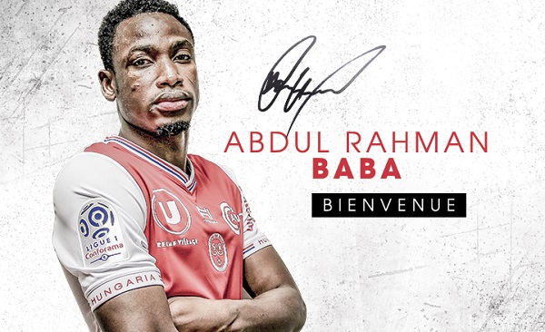 Razak Brimah congratulates Baba Rahman following move to Stade de Riems