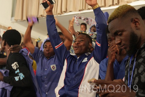 Presec boys at #NSMQ2019