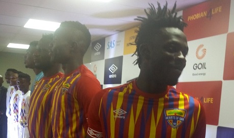 PHOTOS: Hearts of Oak unveil Umbro kits