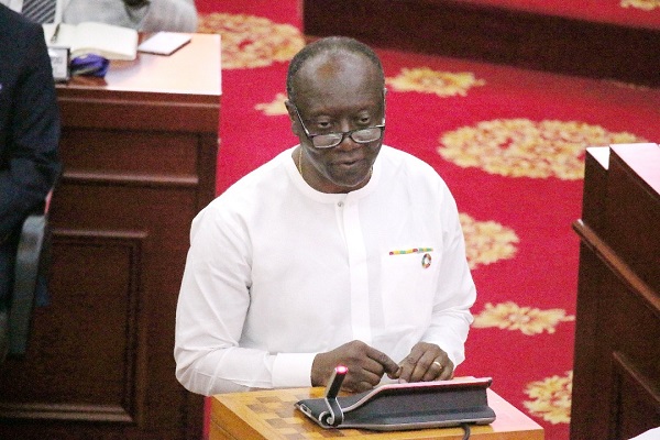 Minister for Finance, Mr Ken Ofori-Atta 