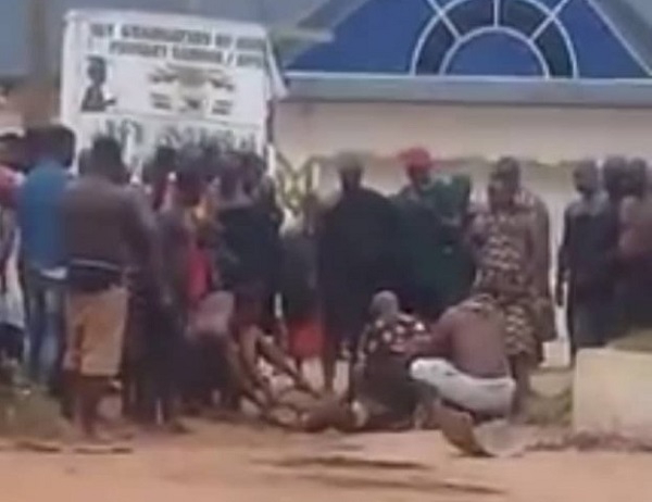 Disregard video of chief allegedly slaughtering human - Police