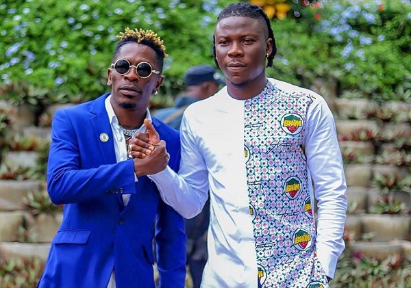 Shatta Wale (left) and Stonebwoy (left)