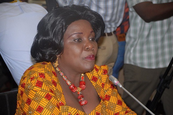 Sanitation Minister Ms Cecilia Dapaah