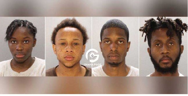 Christina Zogar, 16, Tejan Sherif of Collingdale, 20, Abdoulaye Doucoure, 21, and Alfred Bargor, 22