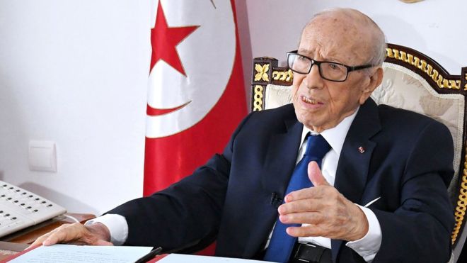 Beji Caid Essebsi was admitted to hospital on Wednesday night