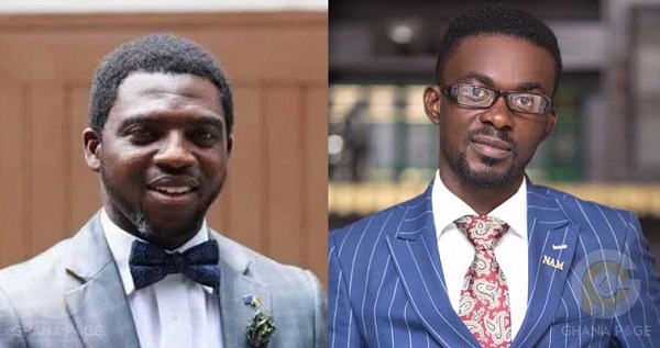PRO of Menzgold Nii Armah Amartefio (left) and CEO NAM1 (right)