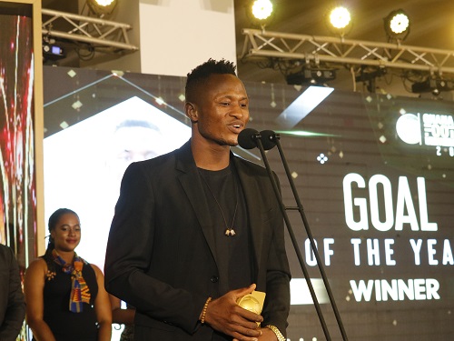 Esso thankful after swooping award, Hearts eulogizes him