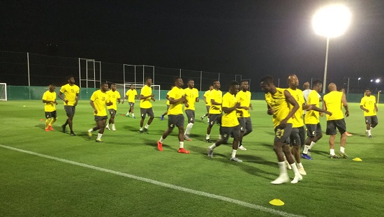 VIDEO+PHOTOS: Black Stars holds first training in Dubai