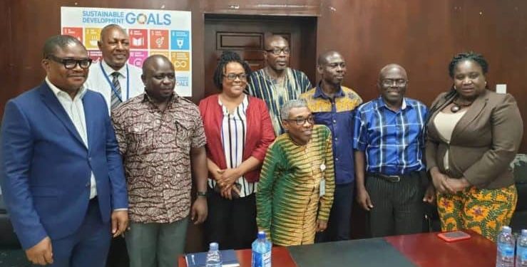 Officials of GSS & Ghana Post