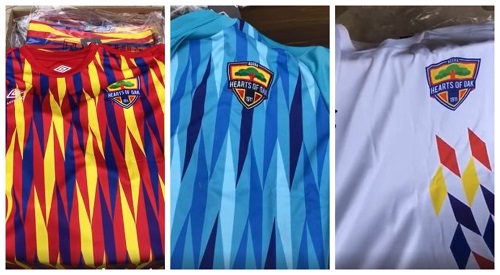 accra hearts of oak umbro kit