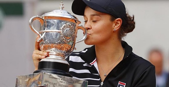 French Open 2019: Barty crushes Vondrousova to lift crown