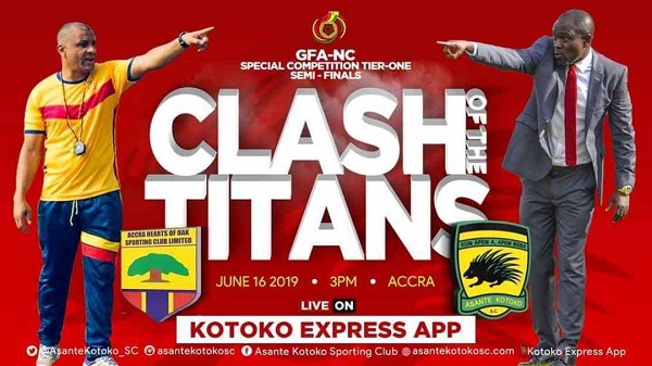 Hearts, Kotoko name strong line up for Semifinal clash