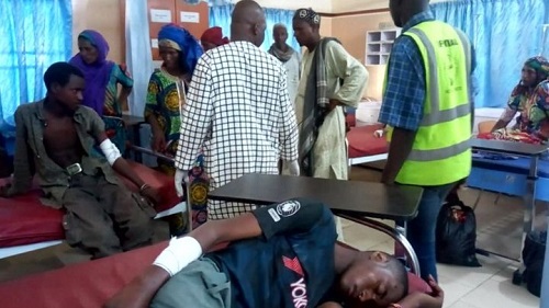 Nigeria suicide blast kills 30 football fans