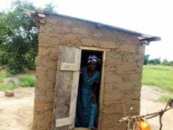 75-year-old widow borrowed from savings and loans firm to build toilet