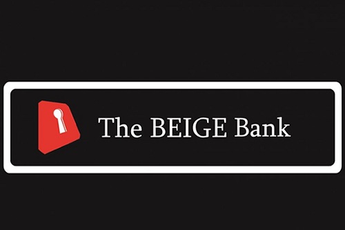 Beige Bank 