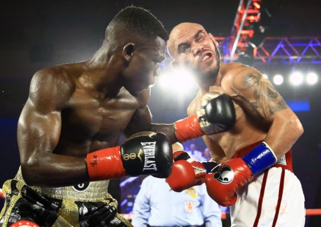 Lightweight titlist Richard Commey dominated Ray Beltran on Friday night, scoring four knockdowns in an eighth-round TKO win.