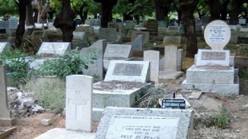 Cemetery in Ghana