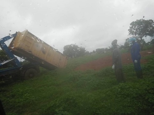 Mass burial at Tamale Teaching Hospital 