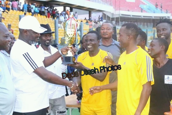 Independence Cup: Charles Taylor inspires Hearts Oldies to triumph over Kotoko Oldies 