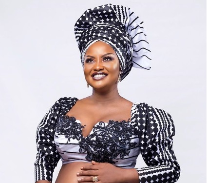 Behind the scenes video of Nana Ama McBrown's pregnancy photoshoot