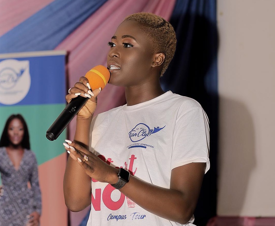 Fella Makafui honored at Koforidua Technical University