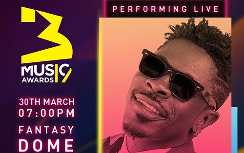 Shatta Wale, open act for 2019 3Music Awards 