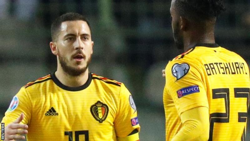 Hazard scores twice in Belgium’s 3-1 win over Russia
