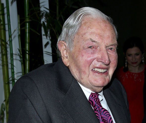 David Rockefeller, former Chase Manhattan CEO 