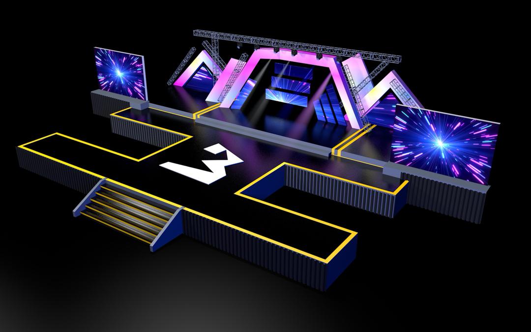 3MusicAwards19: Check out the stage production design