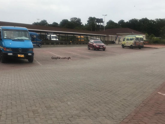 Achimota Transport Terminal abandoned