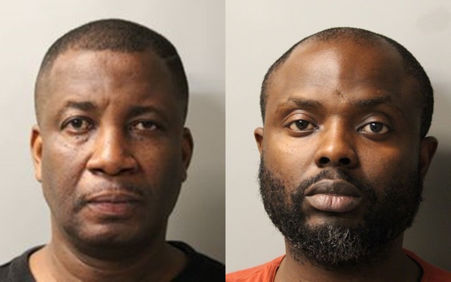 Suspects Rex Agumey, 49, and Henry Sencherey, 39