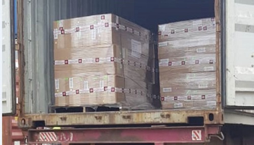 Suspected firearms at Tema port