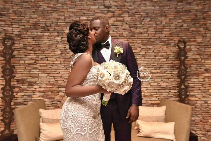 John Dumelo's white wedding