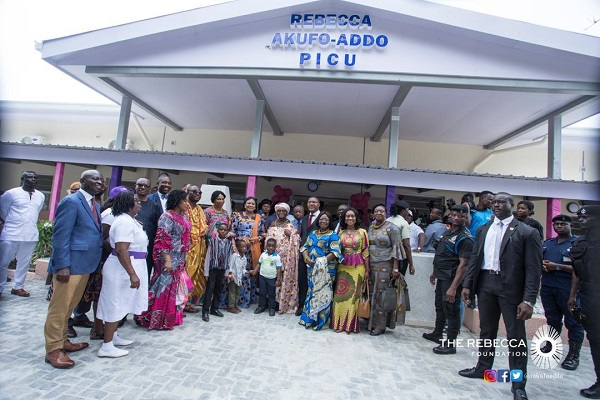 First Lady commissions Korle Bu Paediatric Intensive Care Unit