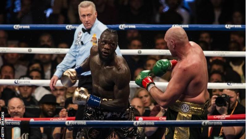 Wilder drew with Britain's Tyson Fury in December