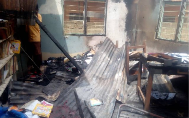 Fire destroys classroom blocks in Ashanti Region