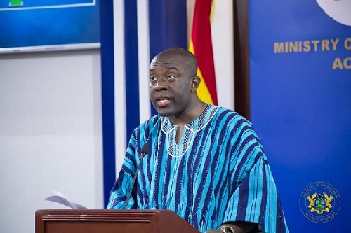 Minister for Information Kojo Oppong Nkrumah 
