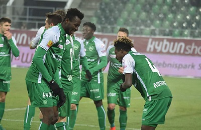 St Gallen's Nuhu Musah crowns Black Stars call up with a goal against Young Boys