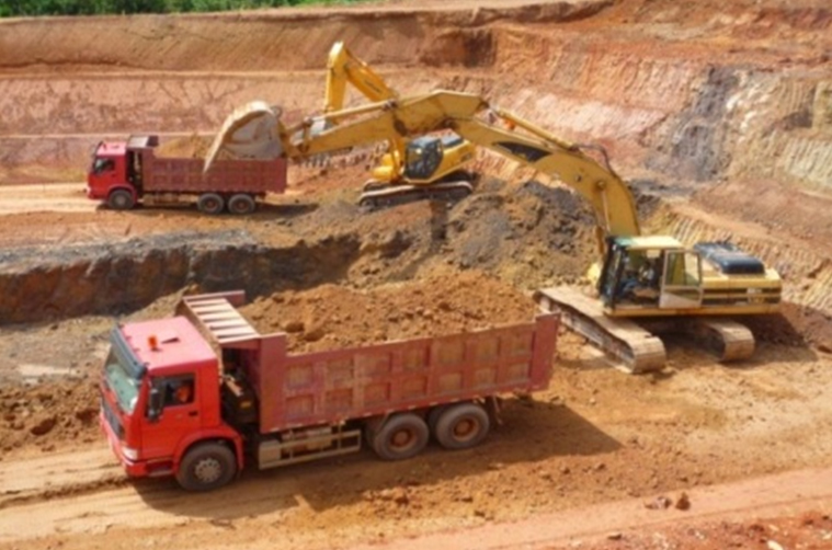 Mining site in Ghana