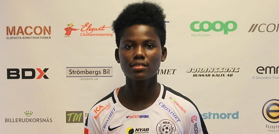 Black Princess midfielder Ernestina Abambila signs for Assi IF in Sweden