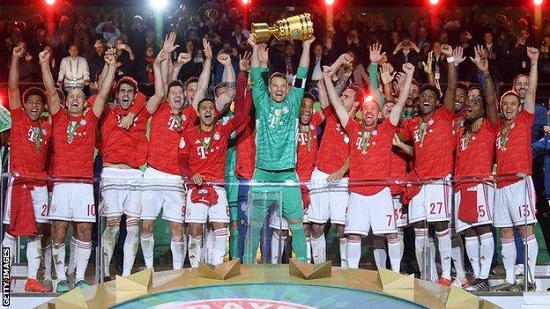 Bayern win German Cup to clinch double