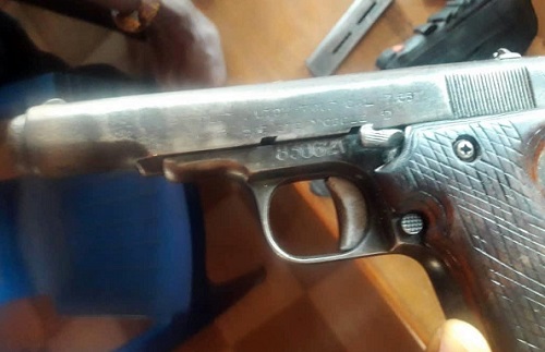 Burkinabe arrested with loaded gun at Catholic church