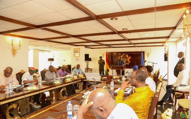 File Photo: President Akufo-Addo meets ministers