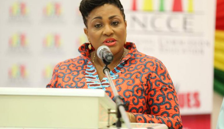 Chairperson of the NCCE, Ms Josephine Nkrumah