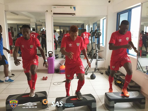 VIDEO: Hearts of Oak step up preparation with gym work ahead of new season