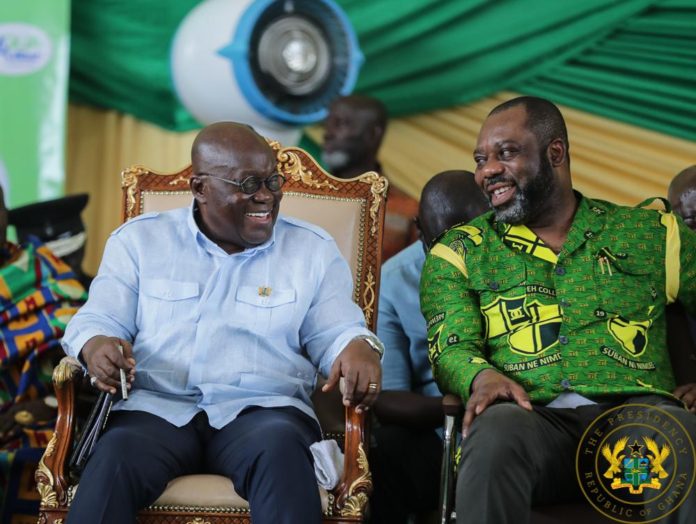 President Akufo-Addo and Education Minister Matthew Opoku Prempeh