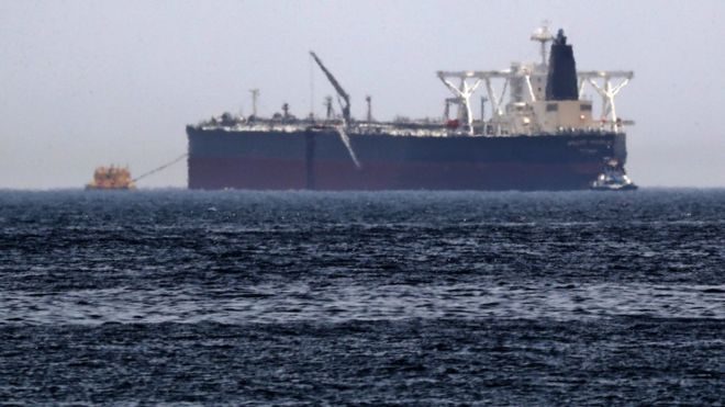 Four ships, including the Saudi vessel Amjad (pictured above), were sabotaged earlier this year